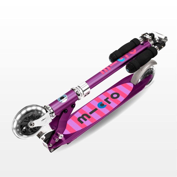 Самокат MICRO серии "Sprite LED"- Фиолетовый SA0219