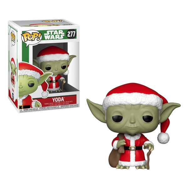 Игровая фигурка FUNKO POP! cерии "Звёздные войны" - Йода Санта Клаус 33885