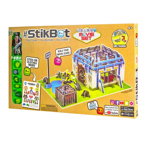 Игровой Набор Для Анимационного Творчества Stikbot S2 - Динозавры TST625D