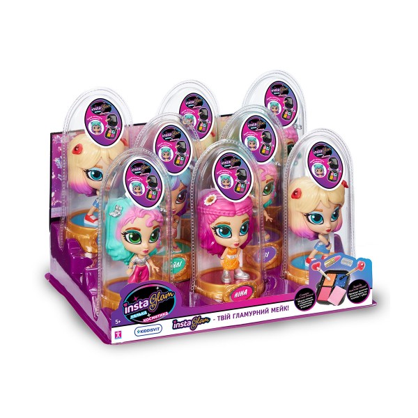 Игровой набор с куклой и косметикой 2 в 1 Instaglam S1 - Иви 07261-KV