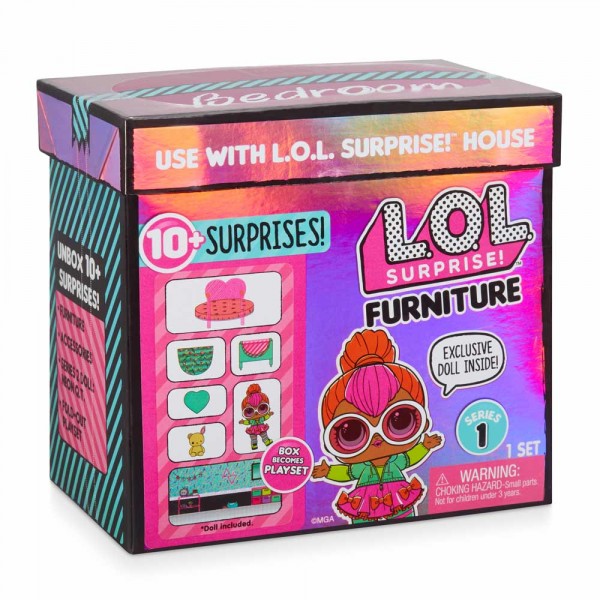 Игровой набор с куклой LOL Surprise! - Стильный Интерьер Леди-Неон Лол 561743