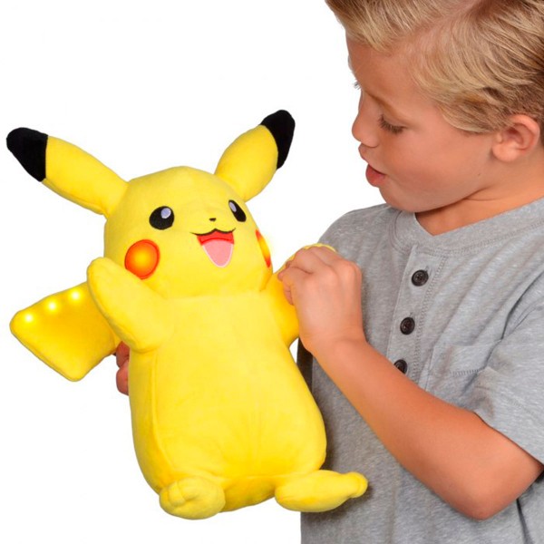 Интерактивная мягкая игрушка Pokemon - Пикачу (свет, звук, 25 cm) 97834