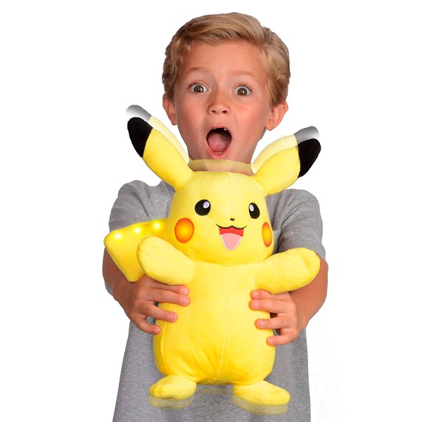Интерактивная мягкая игрушка Pokemon - Пикачу (свет, звук, 25 cm) 97834