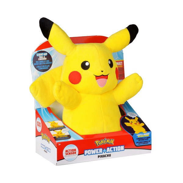 Интерактивная мягкая игрушка Pokemon - Пикачу (свет, звук, 25 cm) 97834
