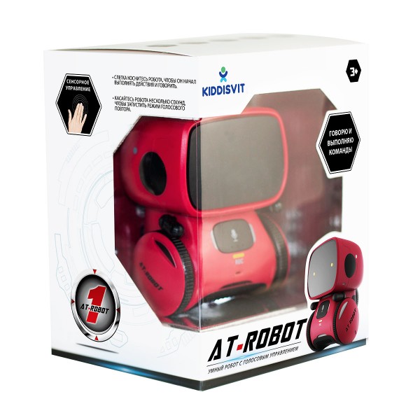 Интерактивный робот с голосовым управлением - At-Robot (красный) AT001-01
