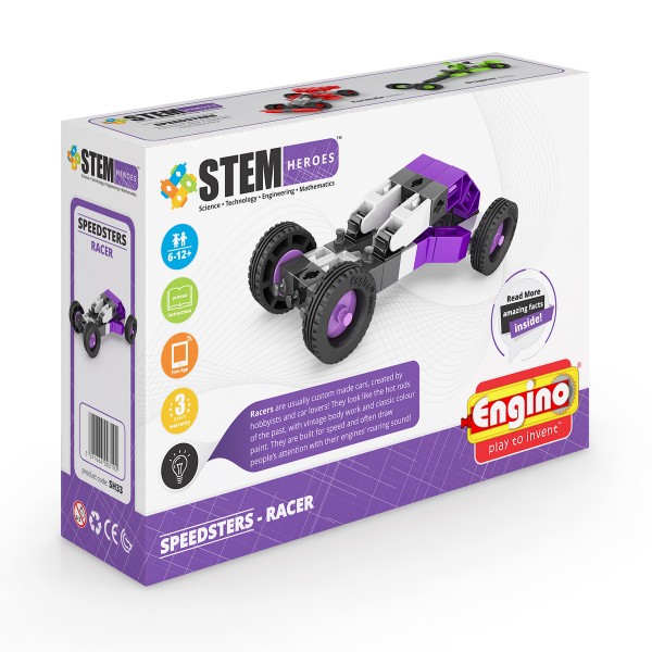 Конструктор серии Stem Heroes - Спортивные автомобили: гоночный SH33