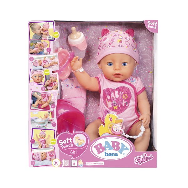 Кукла Baby Born серии "Нежные объятия" - Очаровательная Малышка (43 см, с аксессуарами) 824368