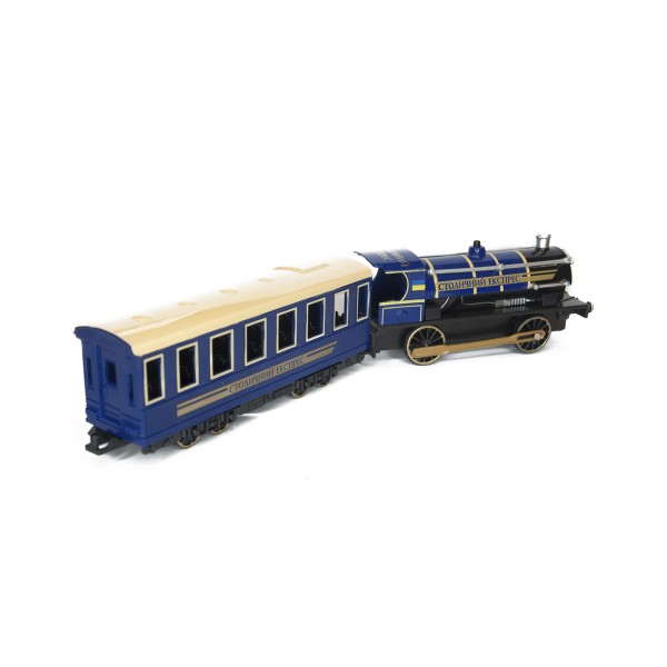 Модель - Паравоз с вагоном (свет, звук) CT10-038