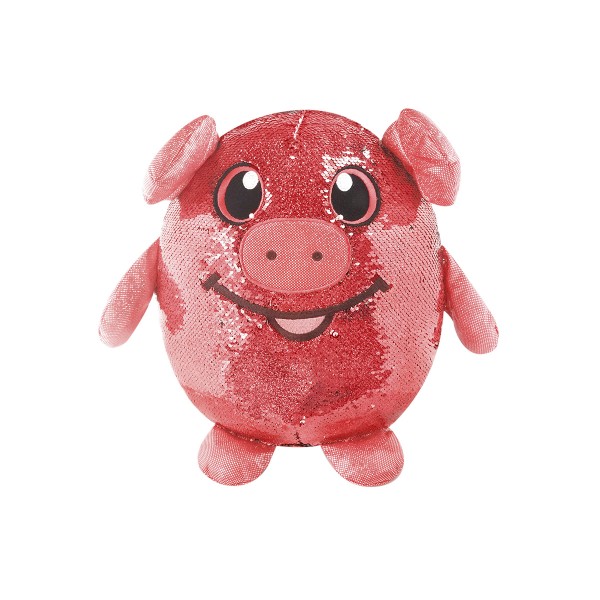 Мягкая игрушка с пайетками Shimmeez - Веселая Свинка 20 см SMZ01020