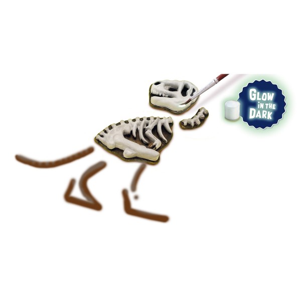 Набор для создания гипсовой фигурки -Ти-Рекс со скелетом Ses 14206S
