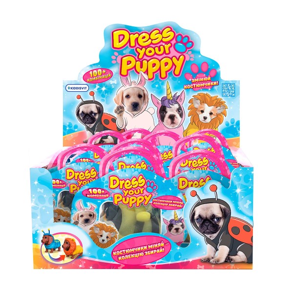 Стретч-игрушка в виде животного Dress Your Puppy S1 -Щенок в костюмчике 222
