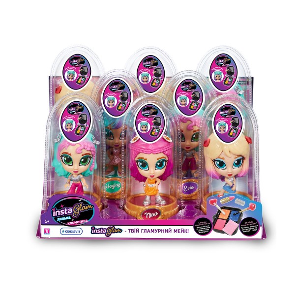 Игровой набор с куклой и косметикой 2 в 1 Instaglam S1 - Луна 07260-KV
