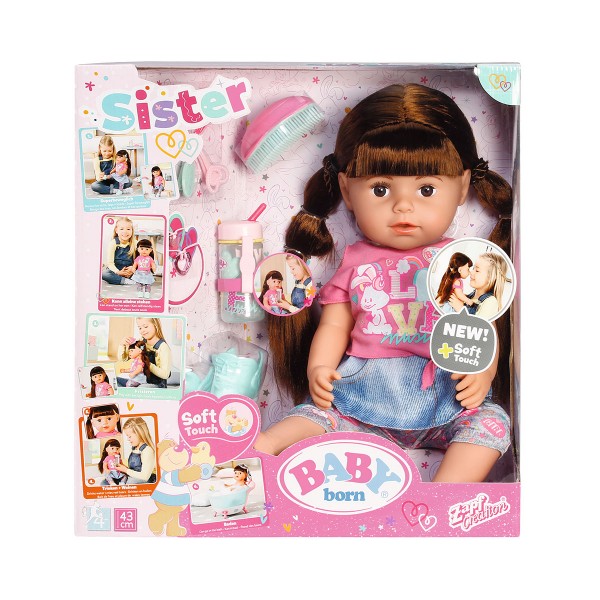 Кукла Baby Born серии "Нежные объятия" - Стильная Сестрёнка 827185