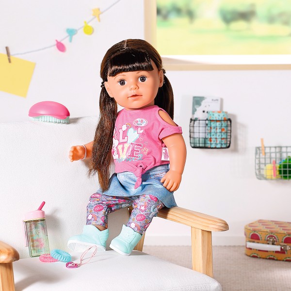 Кукла Baby Born серии "Нежные объятия" - Стильная Сестрёнка 827185