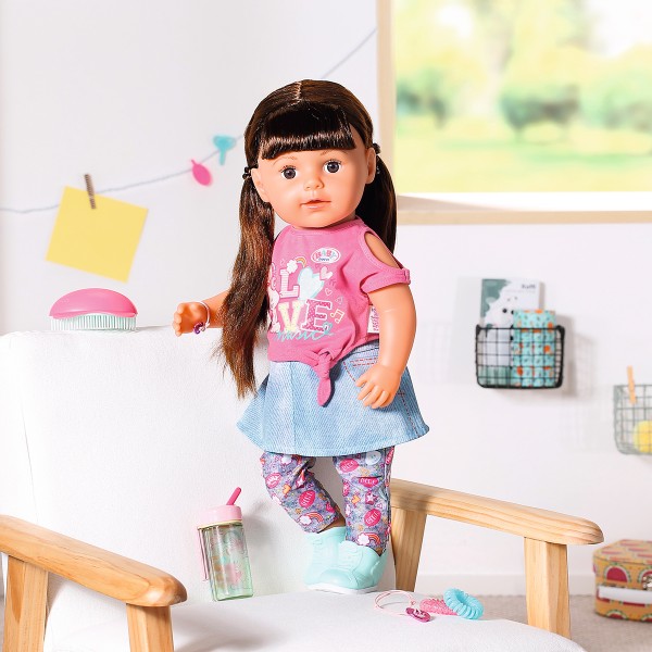 Кукла Baby Born серии "Нежные объятия" - Стильная Сестрёнка 827185
