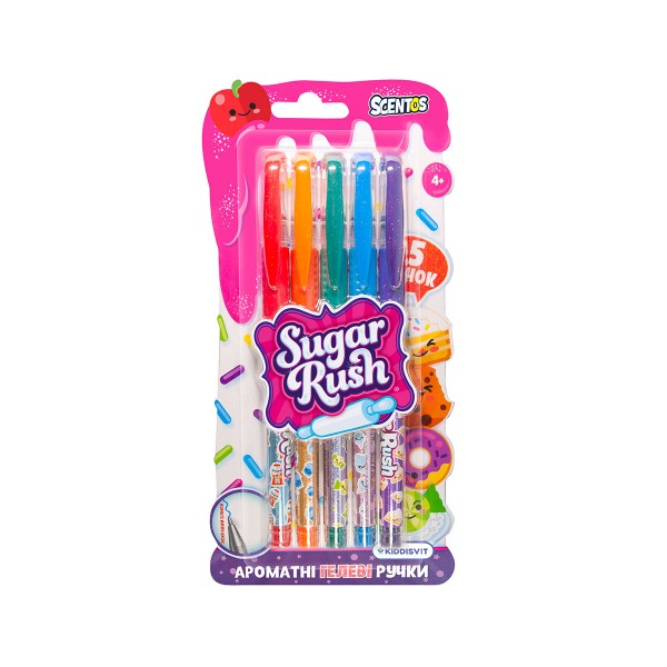 Набор ароматных гелевых ручек серии "Sugar Rush" - Яркий блеск 41343