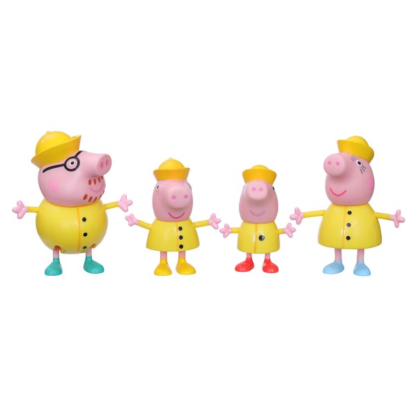Набор фигурок Peppa - Дружная семья Пеппы, Дождливый день F2193