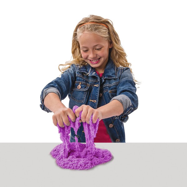 Песок для детского творчества - Kinetic Sand Neon (фиолетовый, 227г) 71423P