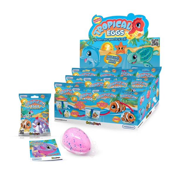 Растущая игрушка в яйце Tropical Eggs - Жители тропических морей 77/CN-2020