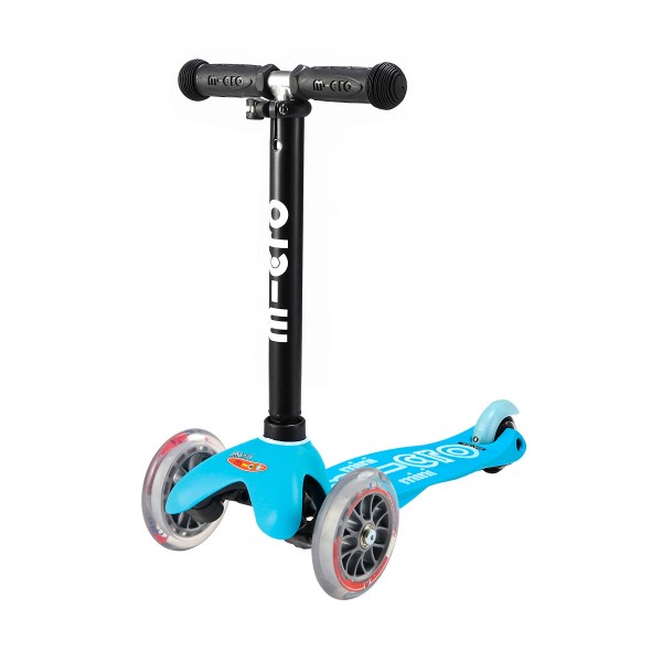 Самокат MICRO серии "Mini2go Deluxe Plus" - Голубой MMD034