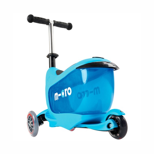 Самокат MICRO серии "Mini2go Deluxe Plus" - Голубой MMD034