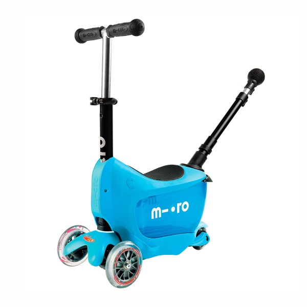 Самокат MICRO серии "Mini2go Deluxe Plus" - Голубой MMD034