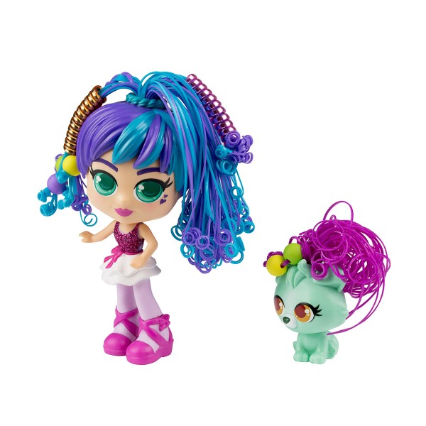 Игровой набор с куклой и питомцем Curligirls - Балерина Росли и Кода 82098