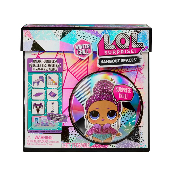 Игровой набор с куклой LOL Surprise! "Маленькие комнатки" - Зимний сьют Королевы Шик 576631