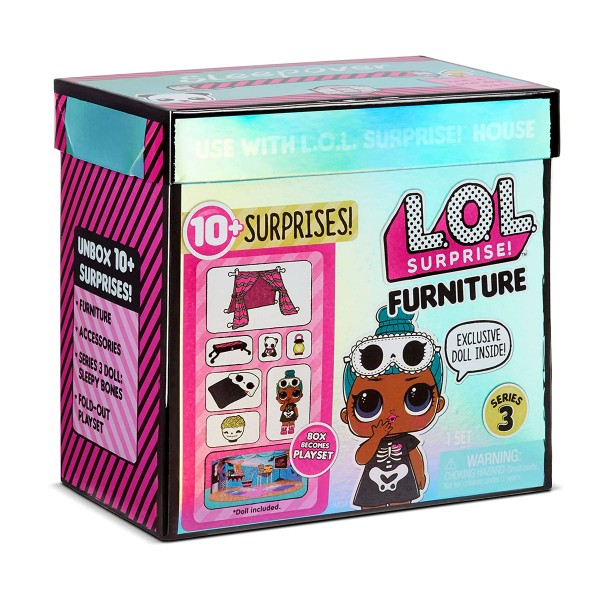 Игровой набор с куклой LOL Surprise! серии "Furniture" S2 - Комната Леди-Сплюшки 570035