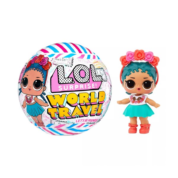 Игровой набор с куклой LOL Surprise! серии "Travel" - Путешественницы Лол 576006