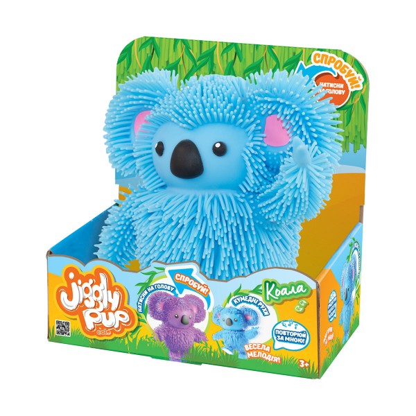 Интерактивная игрушка Jiggly Pup - Зажигательная коала (голубая) JP007-BL