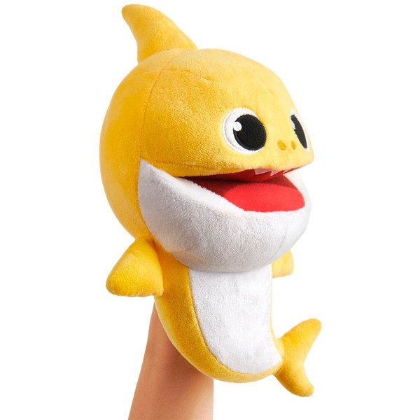 Интерактивная мягкая игрушка на руку Baby Shark с изменением темпа воспроизведения - Малыш Акуленок 61181