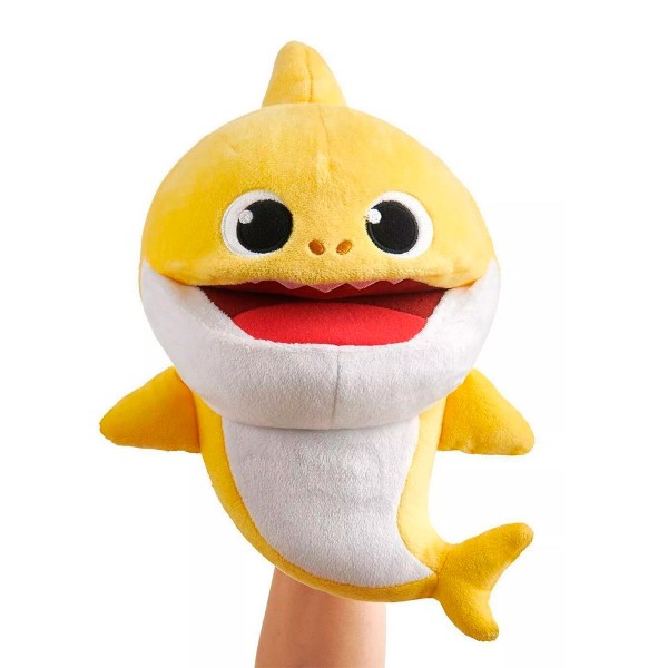 Интерактивная мягкая игрушка на руку Baby Shark с изменением темпа воспроизведения - Малыш Акуленок 61181