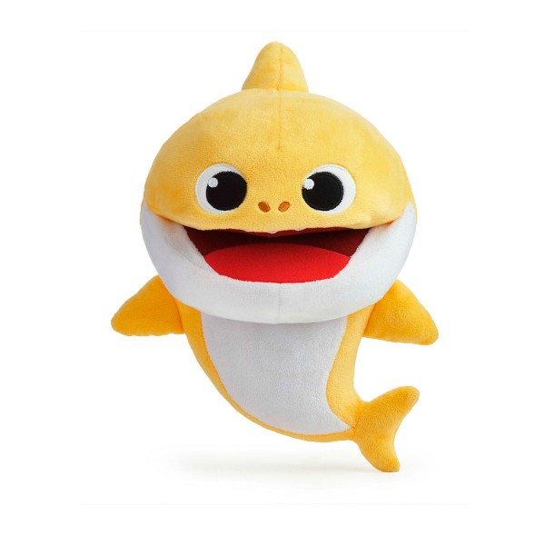 Интерактивная мягкая игрушка на руку Baby Shark с изменением темпа воспроизведения - Малыш Акуленок 61181