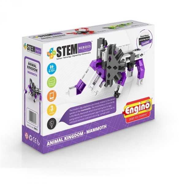 Конструктор серии Stem Heroes - Царство животных: мамонт SH11