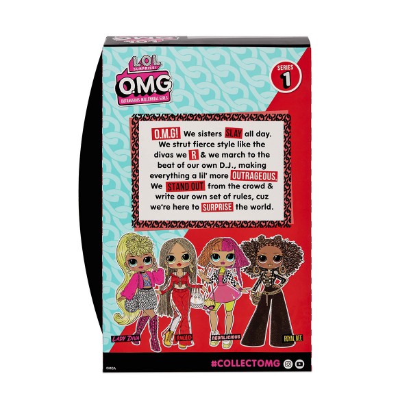 Кукла LOL Surprise! "O.M.G." - Леди-DJ с аксессуарами Лол 580515