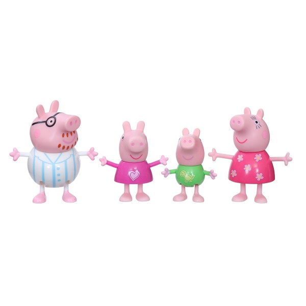 Набор фигурок Peppa - Дружная семья Пеппы, Пижамная вечеринка F2192