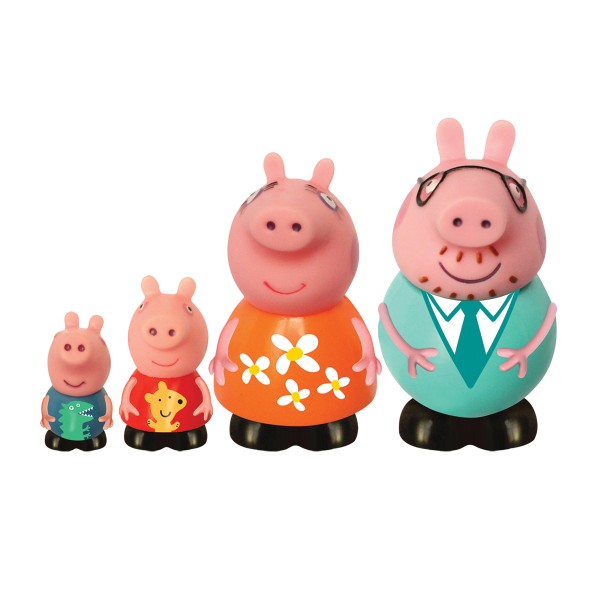 Набор игрушек-брызгунчиков Peppa - Семья Пеппы (4 фигурки) 25068