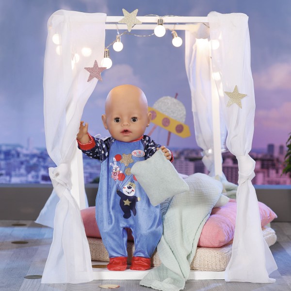 Одежда для куклы Baby Born серии "День Рождения" - Праздничный комбинезон (синий) 831090-2