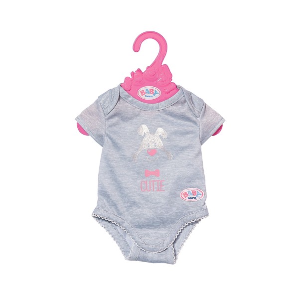 Одежда для куклыBaby Born - Боди (Серое) 827536-1