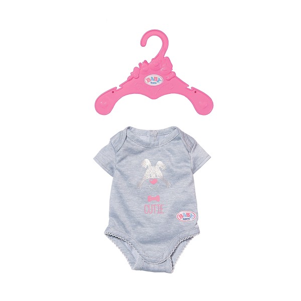 Одежда для куклыBaby Born - Боди (Серое) 827536-1