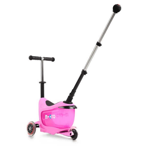 Самокат MICRO серии "Mini2go Deluxe Plus" - Розовый MMD033