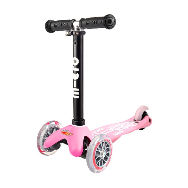Самокат MICRO серии "Mini2go Deluxe Plus" - Розовый MMD033