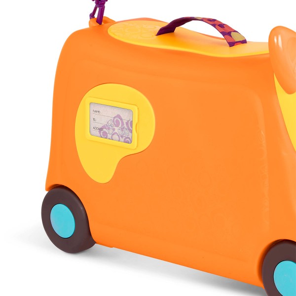 Детский чемодан-каталка для путешествий Котик-Турист LB1759Z