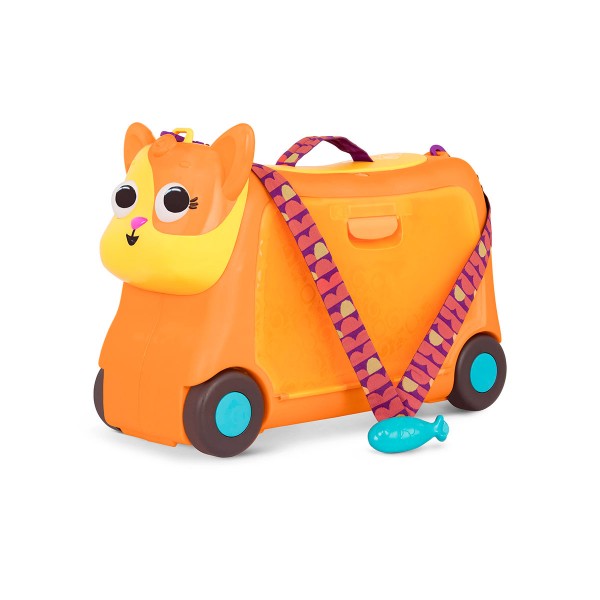 Детский чемодан-каталка для путешествий Котик-Турист LB1759Z