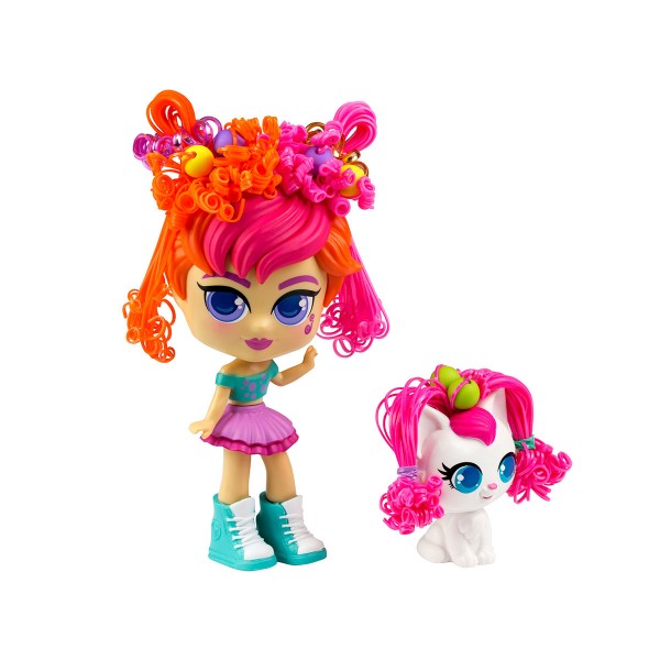 Игровой набор с куклой и питомцем Curligirls - Именинница Мэй Ли и Лулу 82099