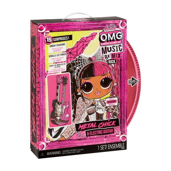 Игровой набор с куклой LOL Surprise! "OMG Remix Rock" - Леди-Металл 577577