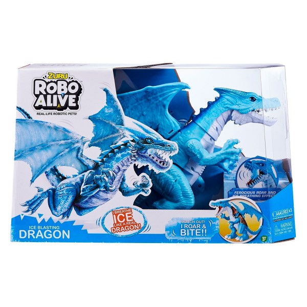 Интерактивная Игрушка Robo Alive - Снежный Дракон 7115B
