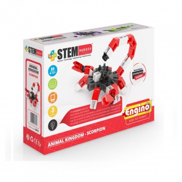 Конструктор серии Stem Heroes - Царство животных: скорпион SH12