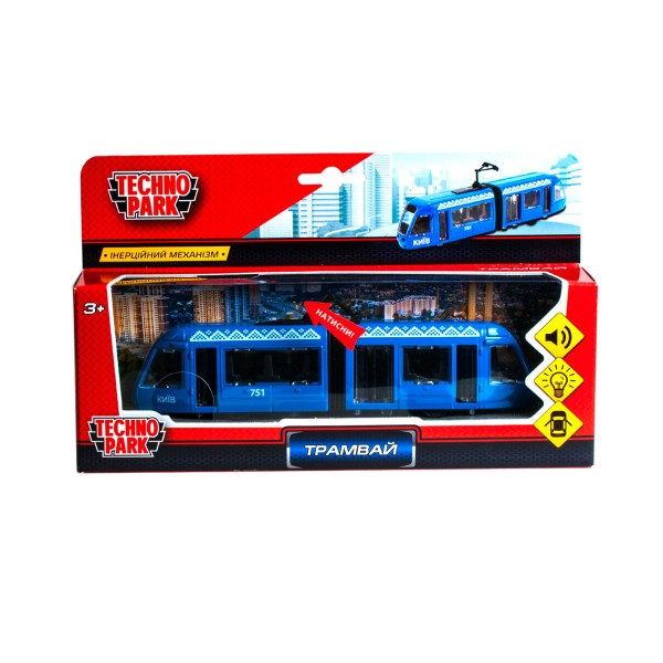 Модель - Трамвай Киев (свет, звук) SB-17-51-WB(IC)